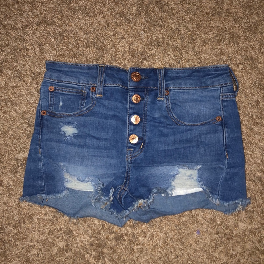 American Eagle high waist shorty shorts size 2